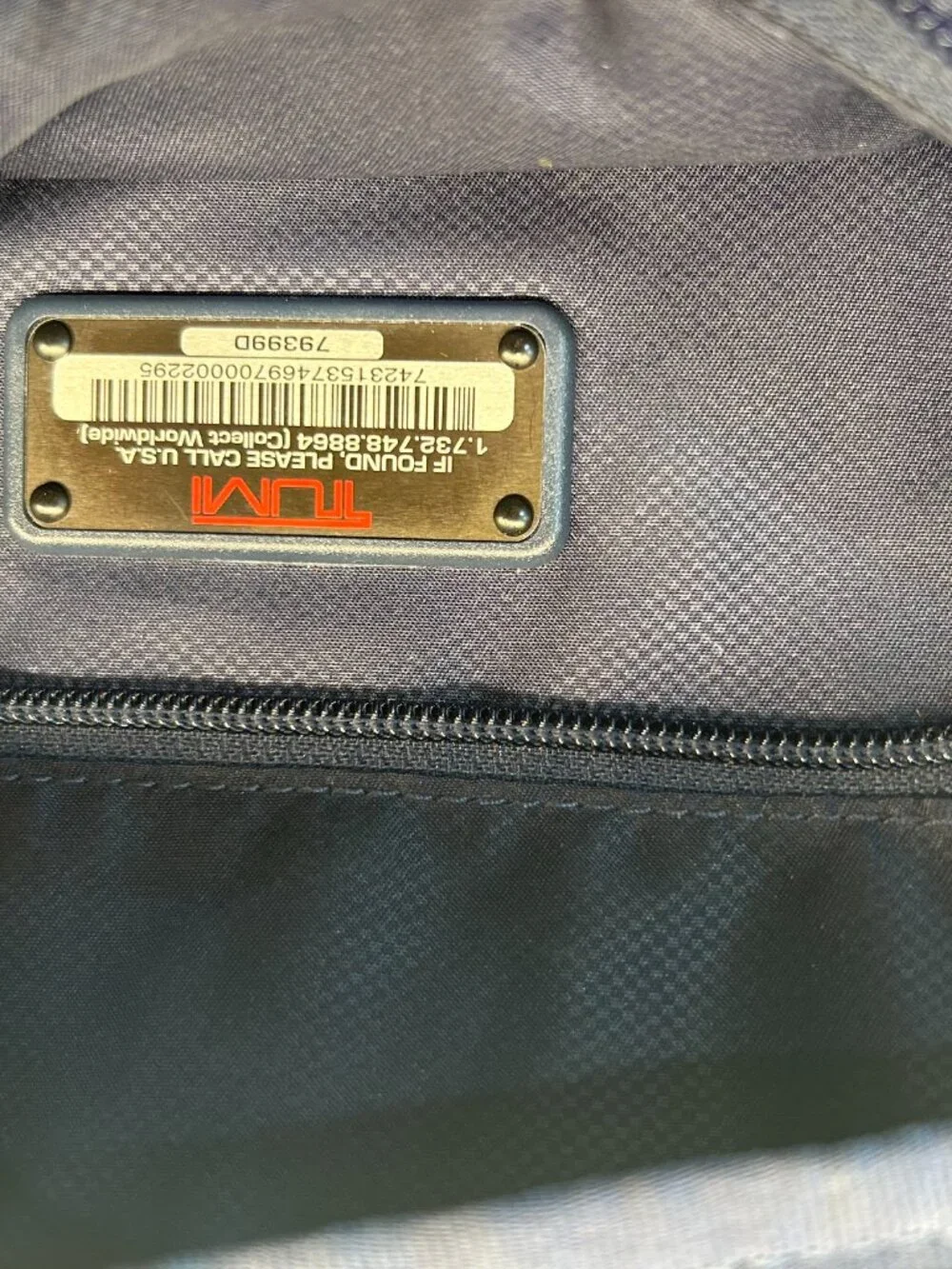 Tumi Leather Backpack